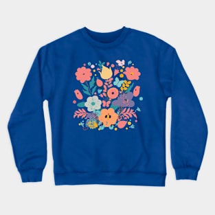 whimsical floral fantasy Crewneck Sweatshirt